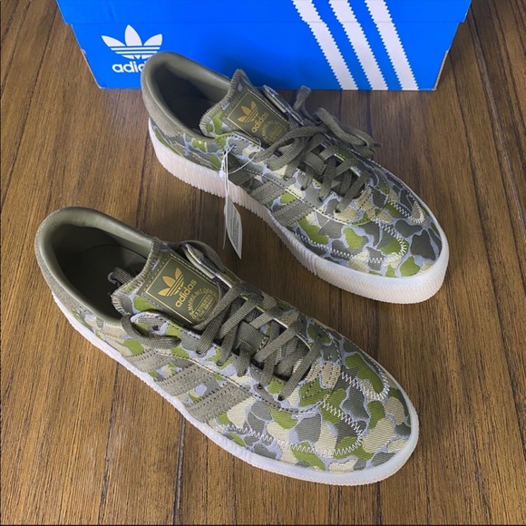 FLASH SALE! Adidas Sambarose camo green casual sneaker shoe - Picture 9 of 9